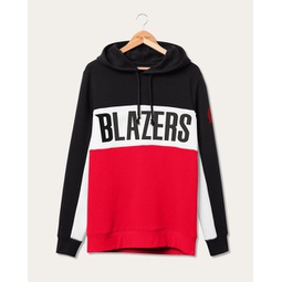 nba portland trail blazers colorblock hoodie