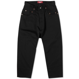 Junya Watanabe MAN x Levis Stretch Cloth Low Crotch Jeans Black