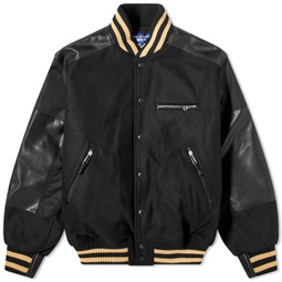 Junya Watanabe MAN Wool & Nylon Varsity Jacket Black