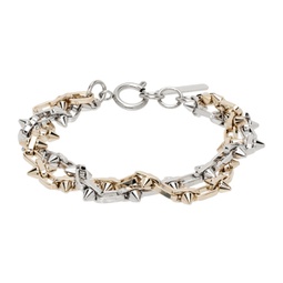 Silver & Gold Nomi Bracelet 241235M142006