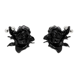 Black Juliet Earrings 241235M144003