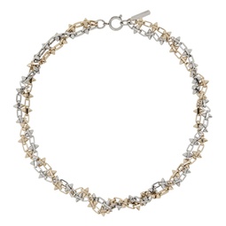 Silver & Gold Nomi Necklace 241235M145015