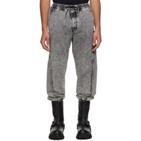 Gray Faded Jeans 241343M188000
