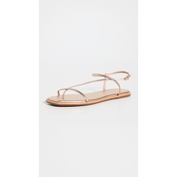 Alayta Square Toe Naked Sandals