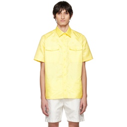 Yellow Press Stud Shirt 231054M192003