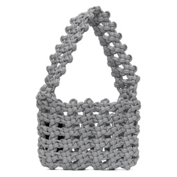 Gray Knot Armpit Bag 231493M172006