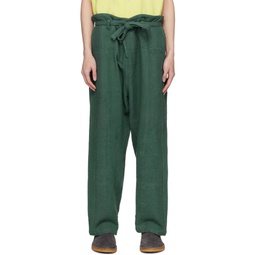 Green Judo Trousers 241224M191007