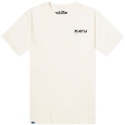 KAVU Klear Above Etch Art T-Shirt Off White
