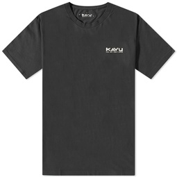 KAVU Klear Above Etch Art T-Shirt Black Licorice