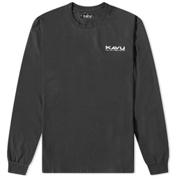 KAVU Long Sleeve Etch Art T-Shirt Black Licorice