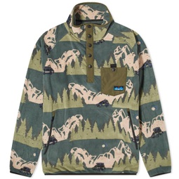 KAVU Teannaway Half Snap Fleece Getaway Van