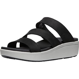 KEEN Womens Ellecity Slide Open Toe Slip on Comfortable Platform Wedge Sandals