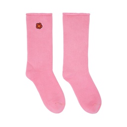 Pink  Paris Boke Flower Socks 231387F076000