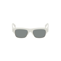 White  Paris Boke Flower Sunglasses 241387M134006