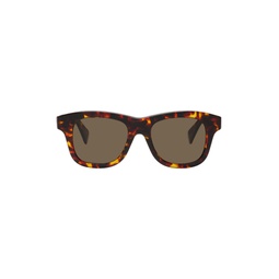 Tortoiseshell Square Sunglasses 232387M134001