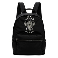 Black  Paris Logo Backpack 241387M166001