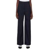 Navy  Paris Tailored Trousers 241387F087005