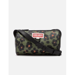 Hana Leopard Discover Tube Bag With Strap