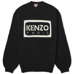 Kenzo Logo Crew Knit Black