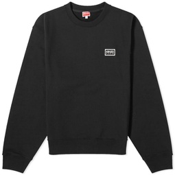 Kenzo Logo Crew Sweat Black