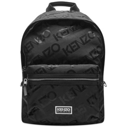 Kenzo Tonal Logo Backpack Black