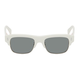 White Kenzo Paris Boke Flower Sunglasses 241387M134006