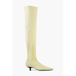 Volos leather over-the-knee boots