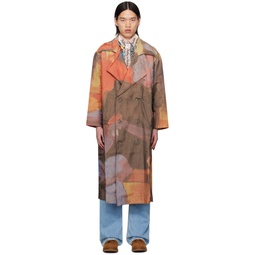Multicolor Sad At The Bar Trench Coat 241842M184001
