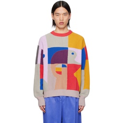 Multicolor Bauhaus Paint Palette Sweater 241842M201000