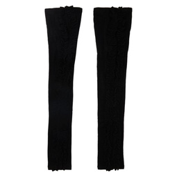 Black Frill Socks 232586F076005