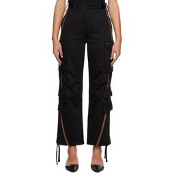 Black Sophie Cargo Pants 241586F087000