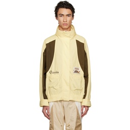 SSENSE Exclusive Yellow   Brown Oasis Shell Jacket 231586M180000