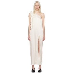 SSENSE Exclusive White Aretha Maxi Dress 241593F055004