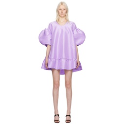 SSENSE Exclusive Purple Gigi Minidress 241593F052000