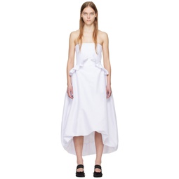 SSENSE Exclusive White Jane Midi Dress 241593F054006