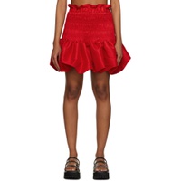 SSENSE Exclusive Red Billie Miniskirt 231593F090006