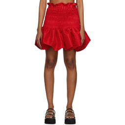 SSENSE Exclusive Red Billie Miniskirt 231593F090006