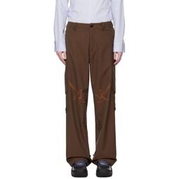 Brown Nesebur Trousers 241985M191005