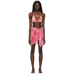 SSENSE Exclusive Pink String Bikini 222777F105002