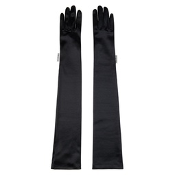 Black Long Gloves 222609F012003