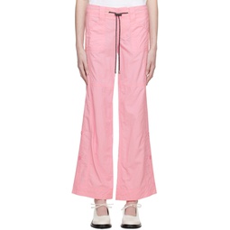 Pink Roll Up Trousers 231927F087005