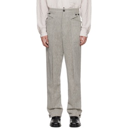 Gray Z Trousers 241061M191008