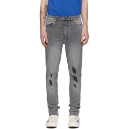 Gray Chitch Prodigy Trashed Jeans 241088M186011