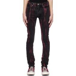 Black   Red Van Winkle Jeans 241088M186000