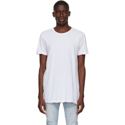 White Cotton T Shirt 222088M213040