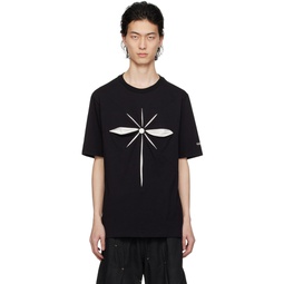 Black Origami T Shirt 241216M213003