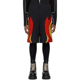 Yellow   Black Rider Shorts 241216M193001