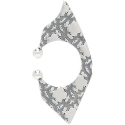 SSENSE Exclusive Silver Fragment Single Ear Cuff 222216M144009