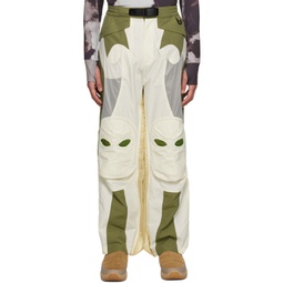 Off-White Paneled Trousers 231216M191007
