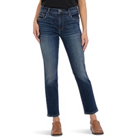 KUT from the Kloth Reese High-Rise Fab Ab Ankle Straight Jeans in Enchantment